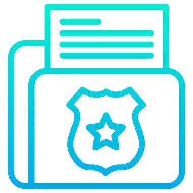 Belge. Web simgesi basit illüstrasyon