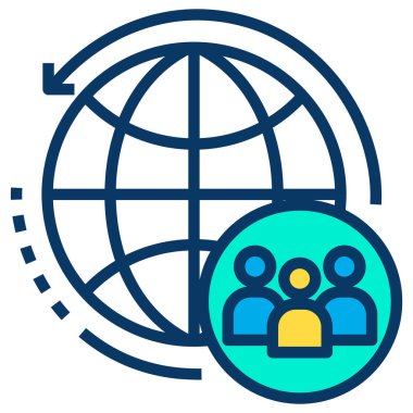 Beyaz arkaplan üzerindeki basit hacker vektör resimleme