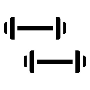 halter simgesi beyaz arkaplanda izole edildi