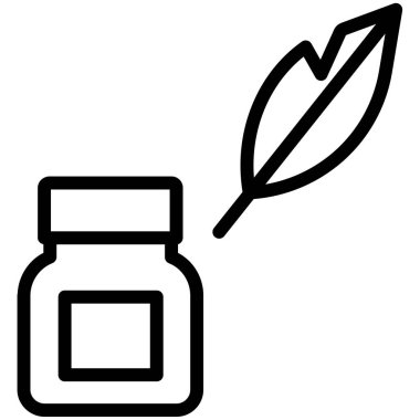 Tüy. Web simgesi basit illüstrasyon