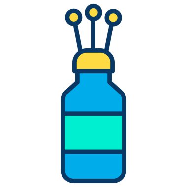 Şişe. Web simgesi basit illüstrasyon