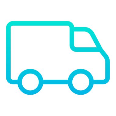 Araç simgesi, vektör illüstrasyonu