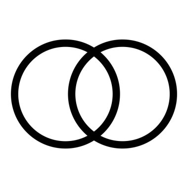 Yüzük. Web simgesi basit illüstrasyon