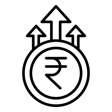 Dolar işareti simgesi, vektör çizimi