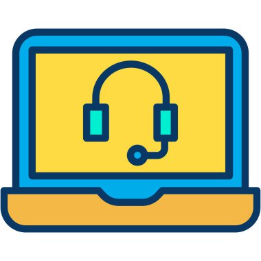 Basit simge, vektör illüstrasyonunu destekle