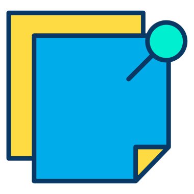 Dosya. Web simgesi basit illüstrasyon