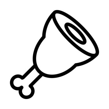 Tavuk. Web simgesi basit tasarım