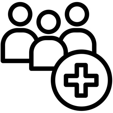 ekle. Web simgesi basit illüstrasyon