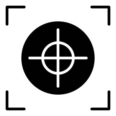 hedef simge vektör illüstrasyonu
