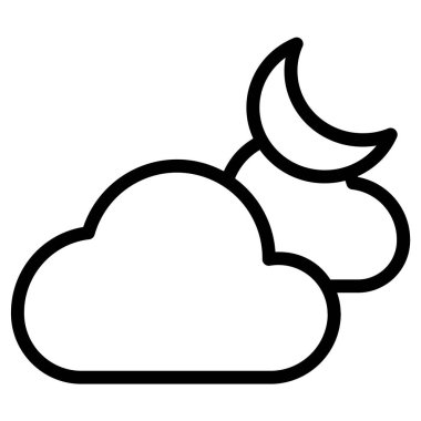 Bulut. Web simgesi basit tasarım