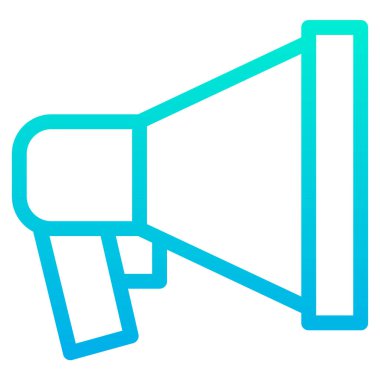 Hoparlör web simgesi basit vektör illüstrasyonu