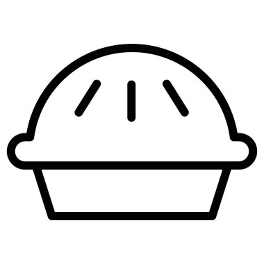 Miğfer. Web simgesi basit tasarım