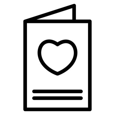 Aşk. Web simgesi basit tasarım