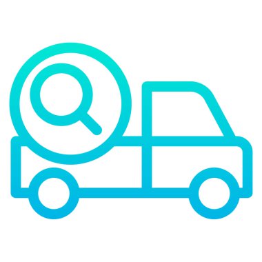 - Araba. Web simgesi basit illüstrasyon