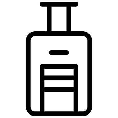 Bagaj vektörü basit illüstrasyon