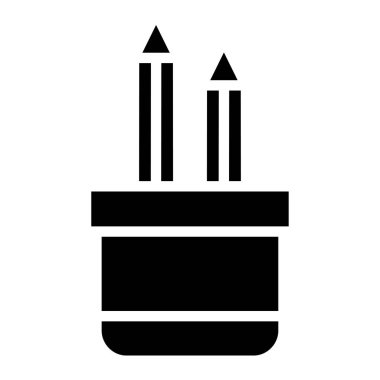 sanat kalemi. Web simgesi, vektör basit illüstrasyon