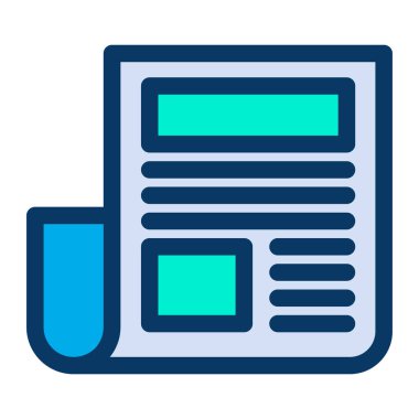 belge simgesi vektör illüstrasyonu