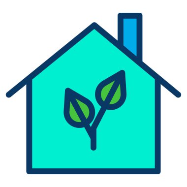 basit ev simgesini, vektör çizim