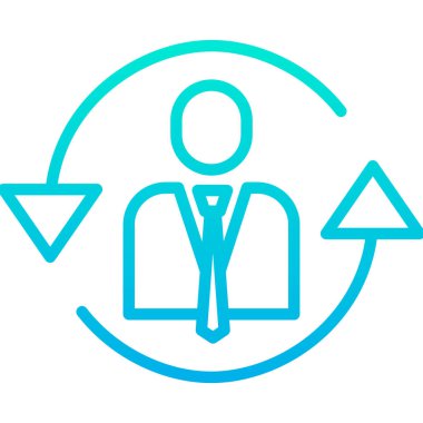 Basit kullanıcı arayüzü simgesi, vektör illüstrasyonu