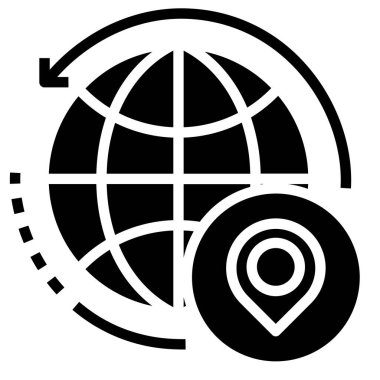 küresel ağ. Basit resimleme