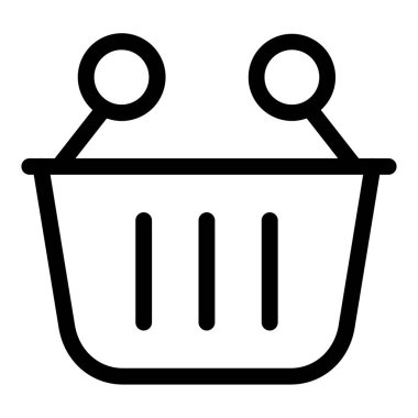 Alışveriş sepeti. Basit tasarım