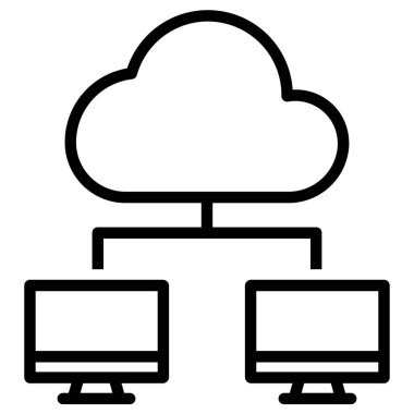 ağ web simgesi, vektör çizim