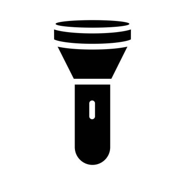 Meşale Web simgesi vektör illüstrasyonu