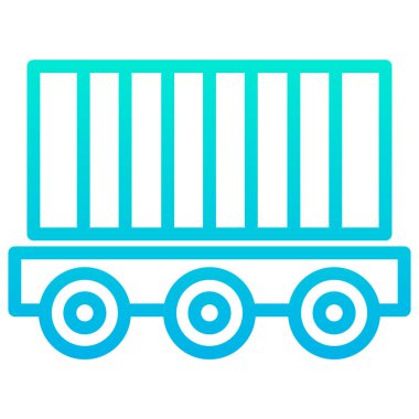 Kamyon. Web simgesi basit illüstrasyon