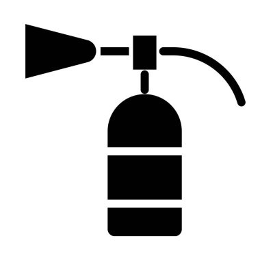 Yangın söndürme ikonu. Web için su hidrantı vektör simgelerinin özet çizimi