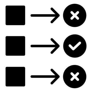 Seo ve Amaçlar simgelerinin vektör illüstrasyonu