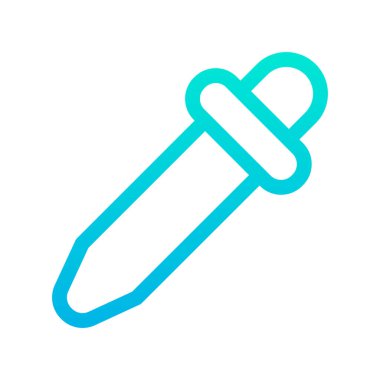 Dropper modern simgesinin vektör illüstrasyonu