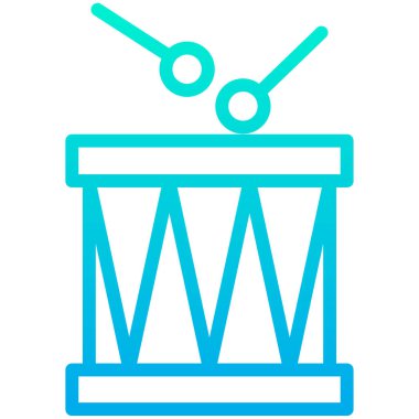 davul. Web simgesi basit tasarım