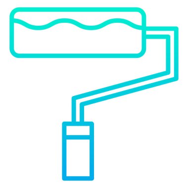 Boya silindiri. Basit resimleme