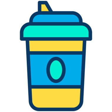 Kahve fincanı. Basit tasarım