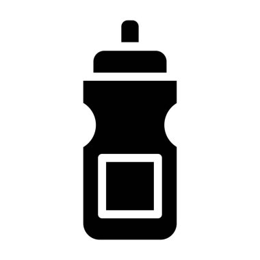 Şişe. Web simgesi basit illüstrasyon