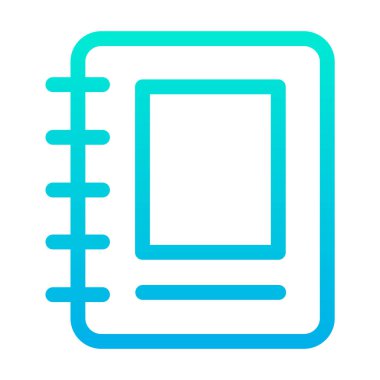 Kitap. Web simgesi basit tasarım