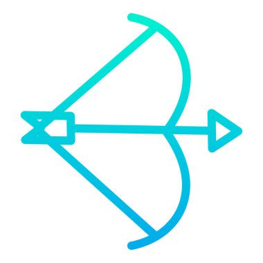 Ok. Web simgesi basit illüstrasyon