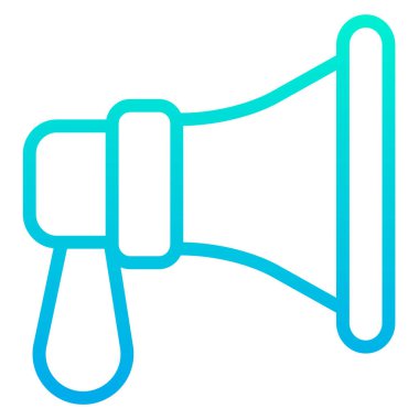 Hoparlör web simgesi basit vektör illüstrasyonu