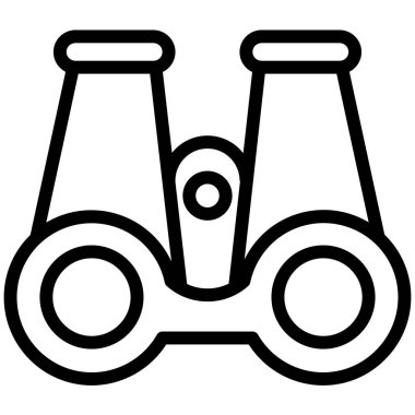 Dürbün. Web simgesi vektör illüstrasyonu