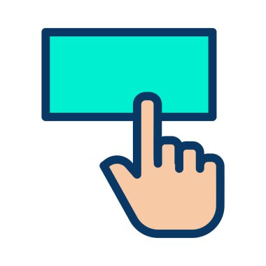 Ekrana dokun. Web simgesi