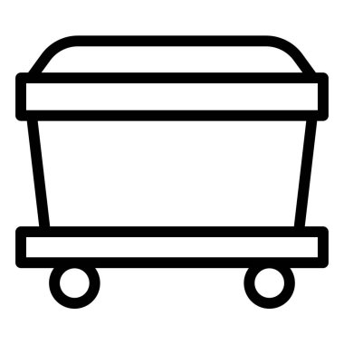 Alışveriş arabası. Basit tasarım