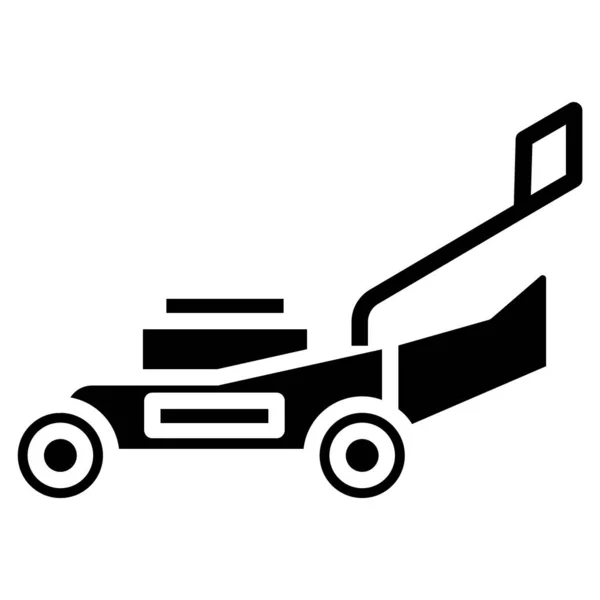 Lawn Mower Tool Vector Illustration — Stock Vector