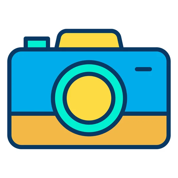 Camera Web Icon Simple Illustration — Stock Vector