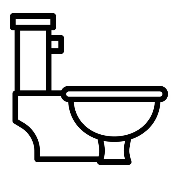 Ícone Toalete Ilustração Vetorial —  Vetores de Stock