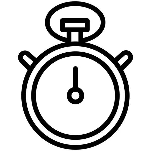 Stopwatch Web Icono Vector Ilustración — Vector de stock