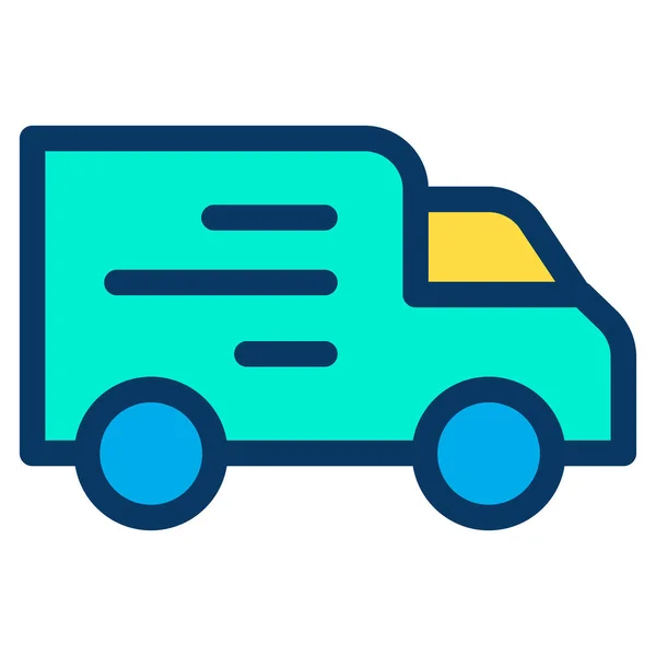 Transporte Icono Vector Simple Sobre Fondo Blanco — Vector de stock