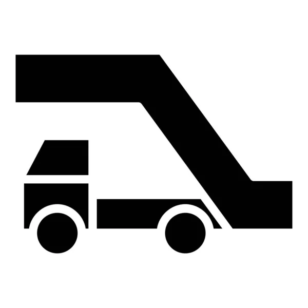 Lkw Web Symbol Einfache Illustration — Stockvektor