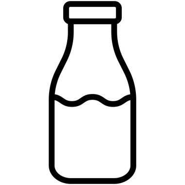 süt ağı simgesi basit illüstrasyon