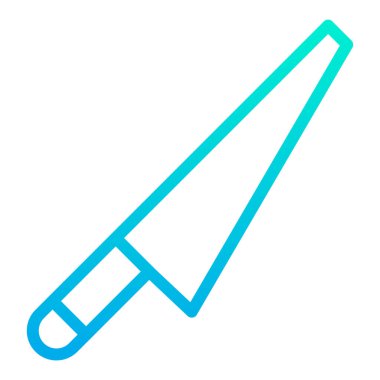 Bıçak. Web simgesi basit illüstrasyon