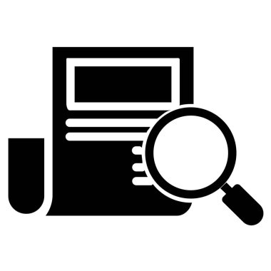 Arama simgesi vektör illüstrasyonu